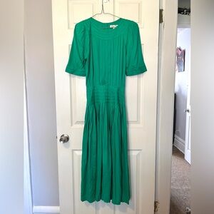 Marie St. Claire Vintage Green Midi Dress